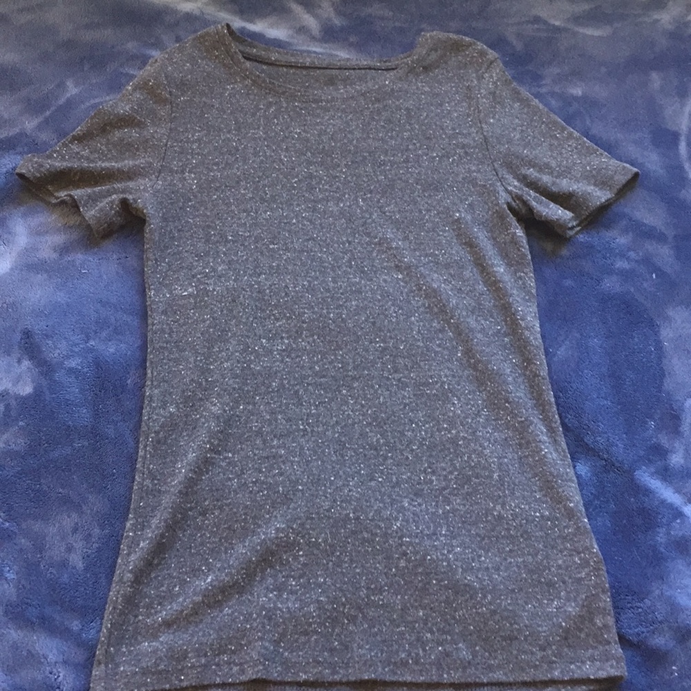 Form Fitting Gray Shirt